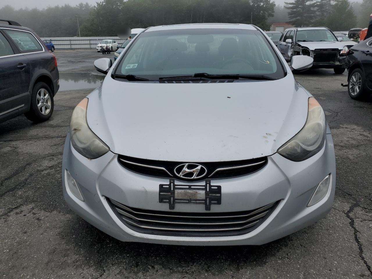 2012 Hyundai Elantra Gls Silver vin: 5NPDH4AE1CH118674