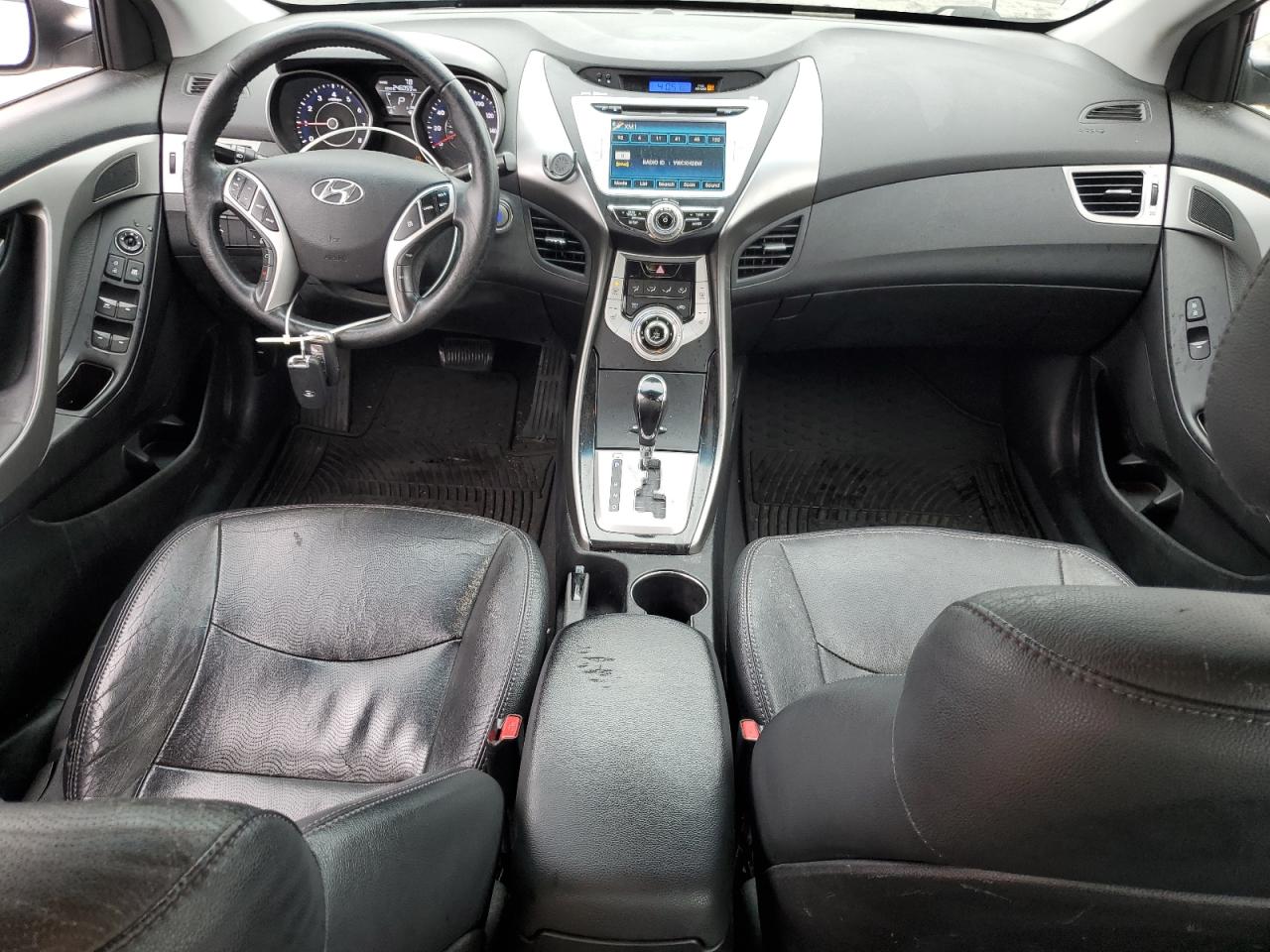 2012 Hyundai Elantra Gls Silver vin: 5NPDH4AE1CH118674
