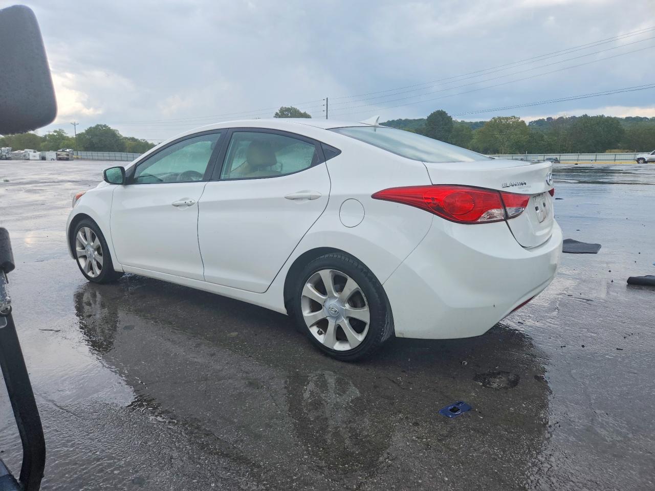 2012 Hyundai Elantra Limited Белый vin: 5NPDH4AE1CH118884