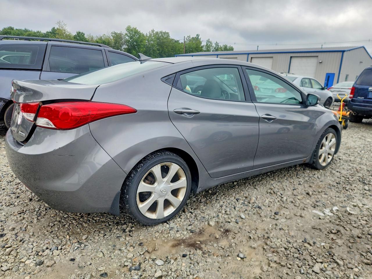 2012 Hyundai Elantra Limited Gray vin: 5NPDH4AE1CH132056