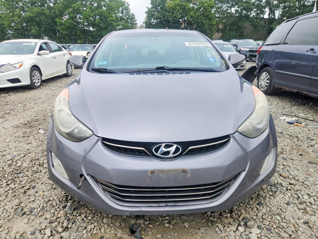 2012 Hyundai Elantra Limited Gray vin: 5NPDH4AE1CH132056