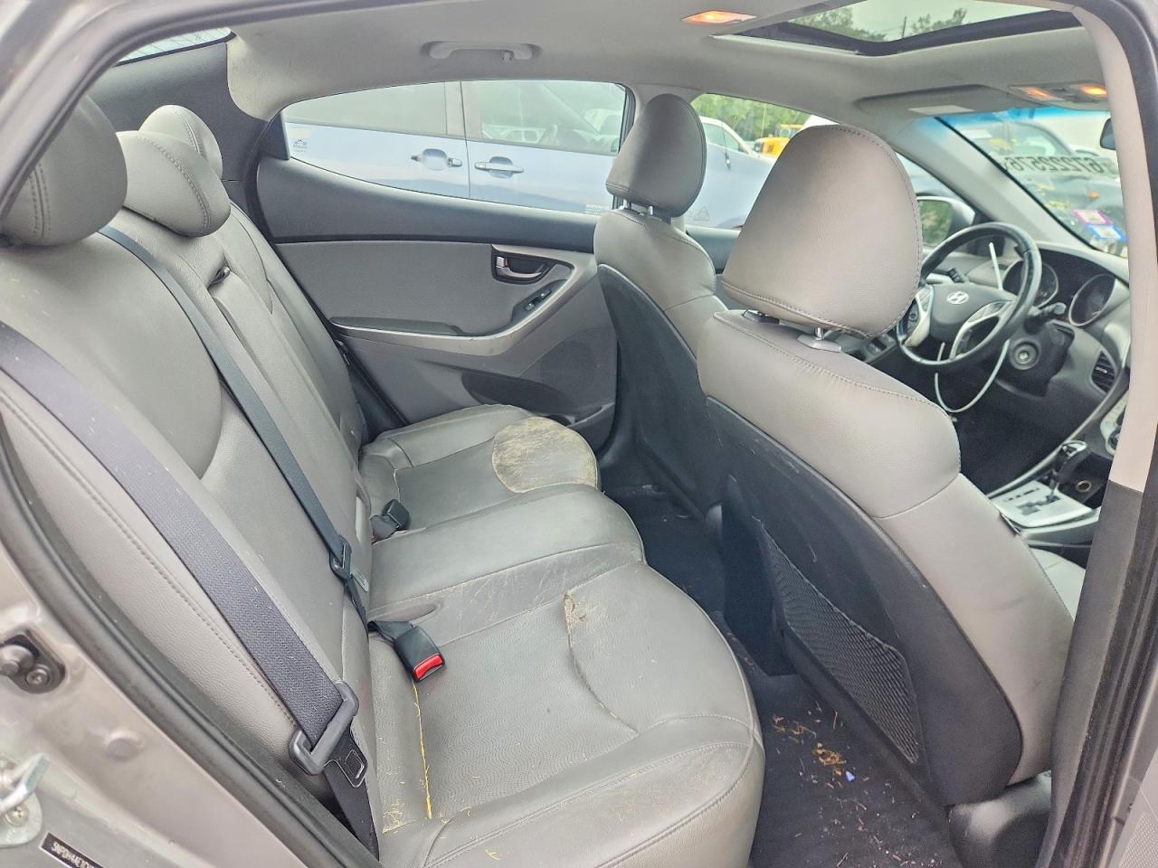 2012 Hyundai Elantra Limited Gray vin: 5NPDH4AE1CH132056