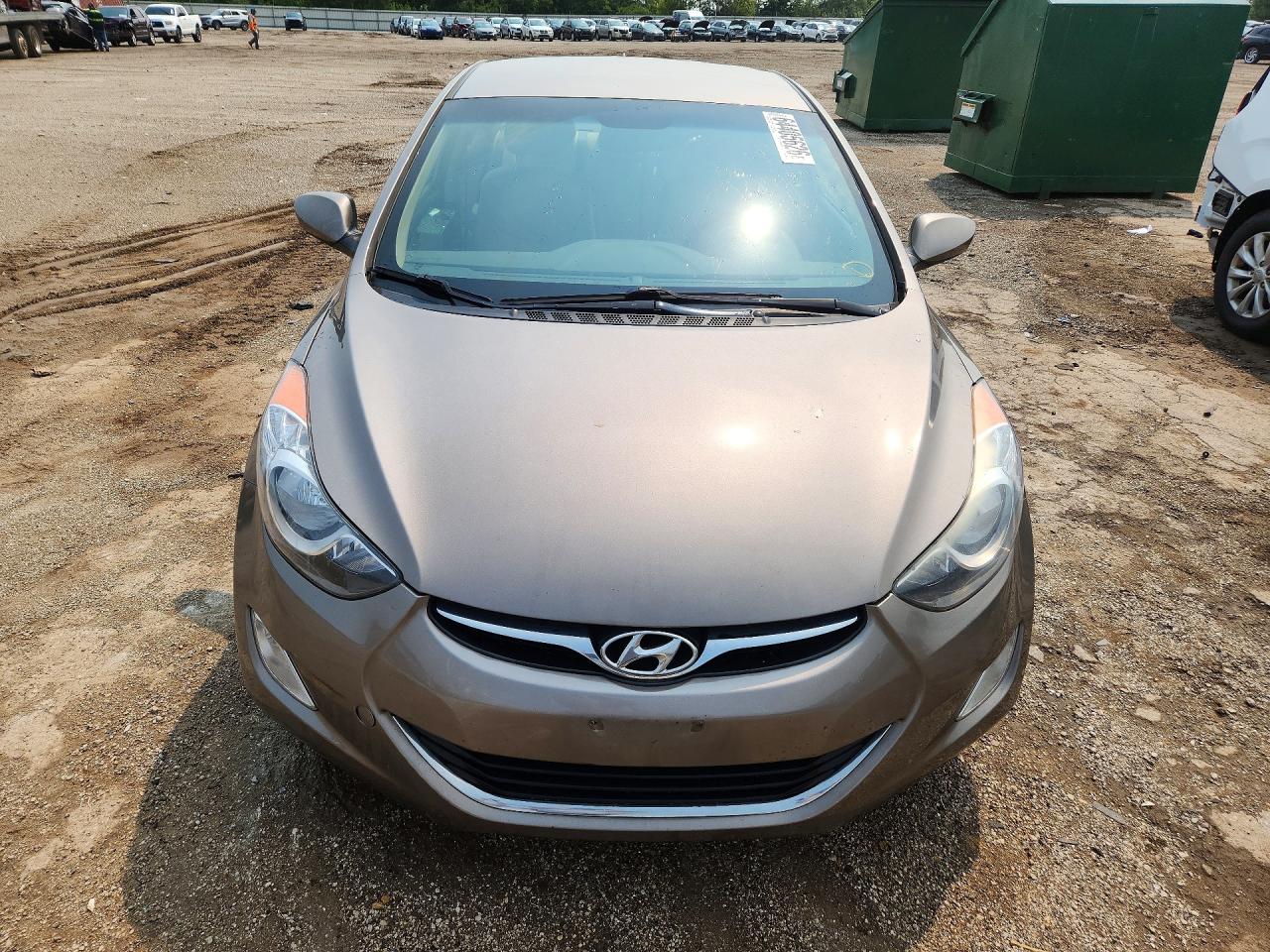 2012 Hyundai Elantra Gls Gray vin: 5NPDH4AE1CH140304