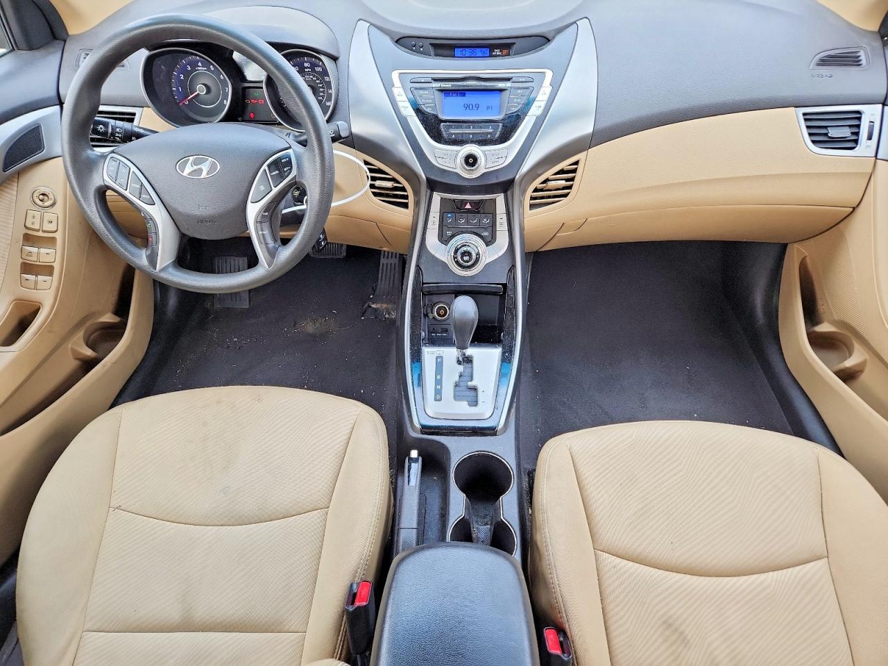 2012 Hyundai Elantra Gls Gray vin: 5NPDH4AE1CH140304