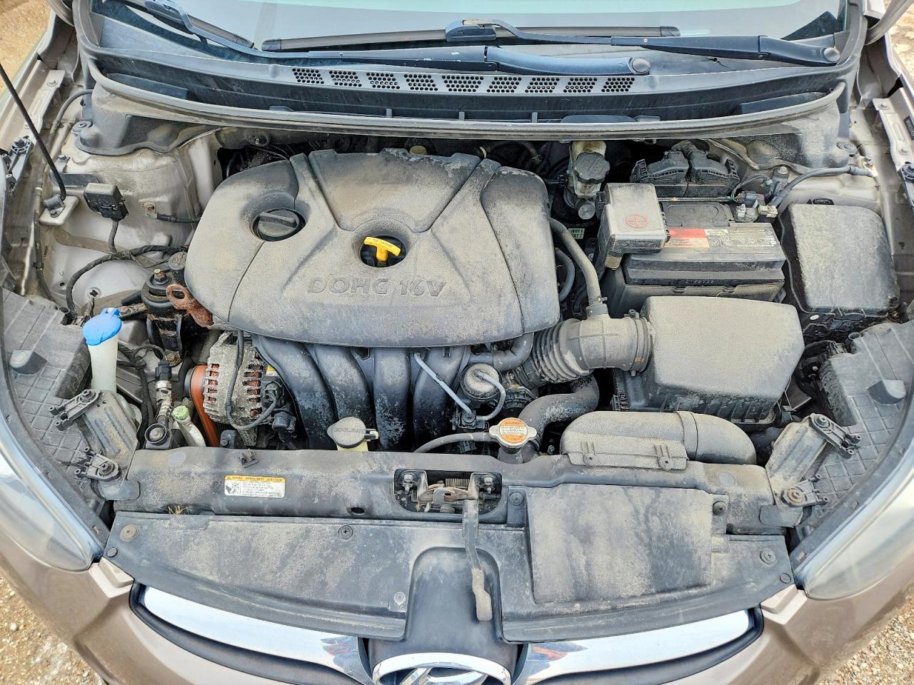 2012 Hyundai Elantra Gls Gray vin: 5NPDH4AE1CH140304