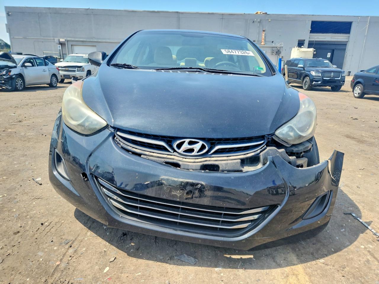 2012 Hyundai Elantra Gls Black vin: 5NPDH4AE1CH140819