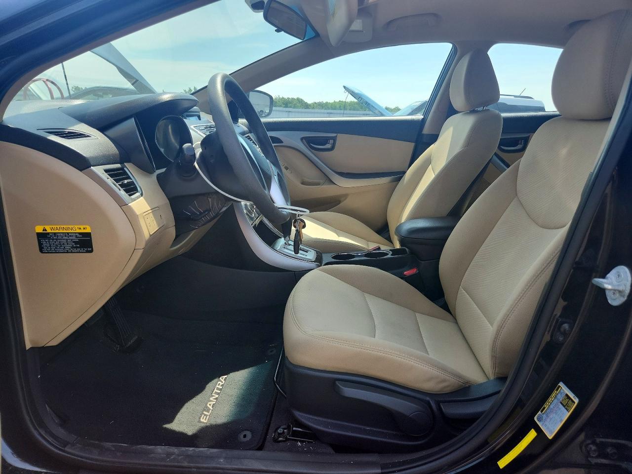 2012 Hyundai Elantra Gls Black vin: 5NPDH4AE1CH140819
