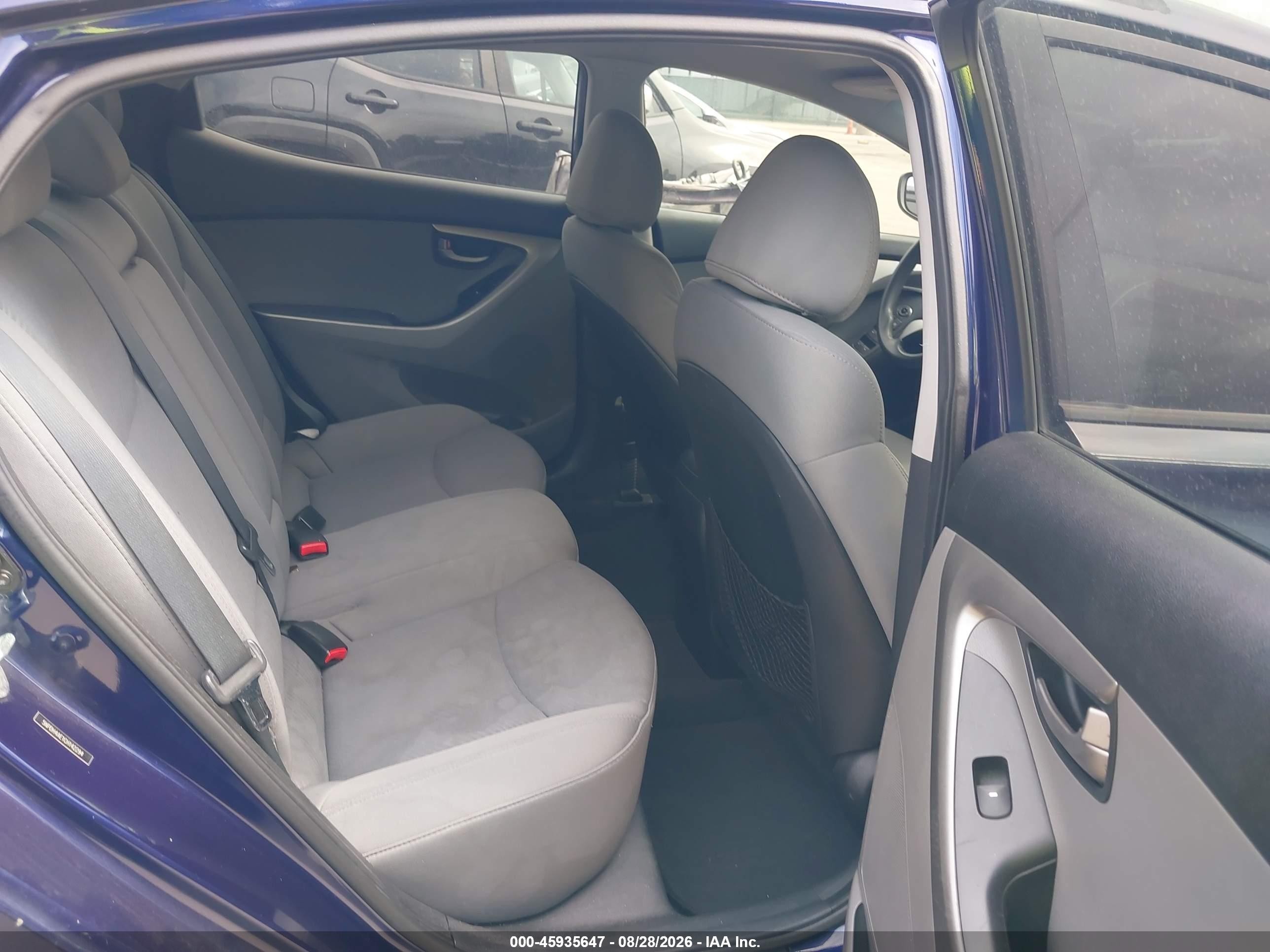 2012 Hyundai Elantra Gls Dark Blue vin: 5NPDH4AE1CH142294