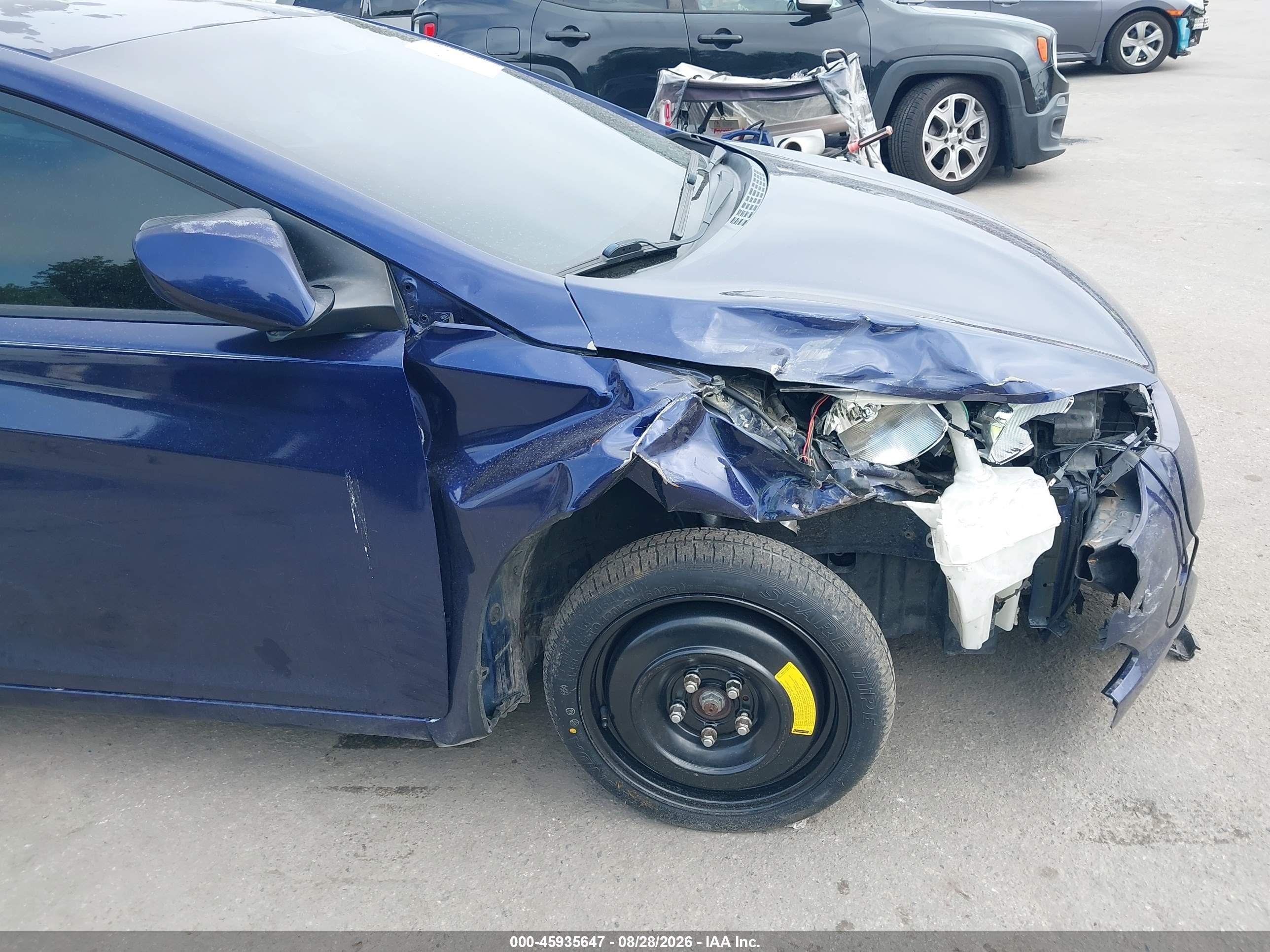 2012 Hyundai Elantra Gls Dark Blue vin: 5NPDH4AE1CH142294