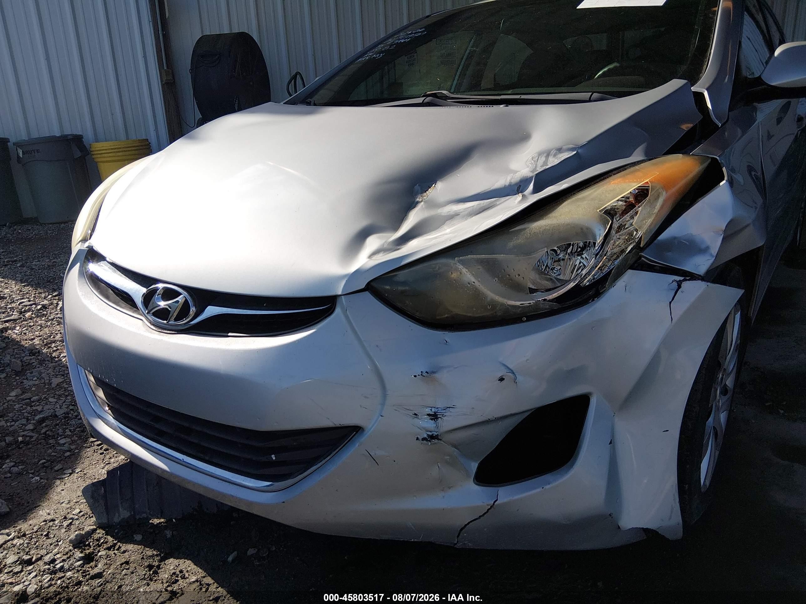 2013 Hyundai Elantra Gls Серебряный vin: 5NPDH4AE1DH157864
