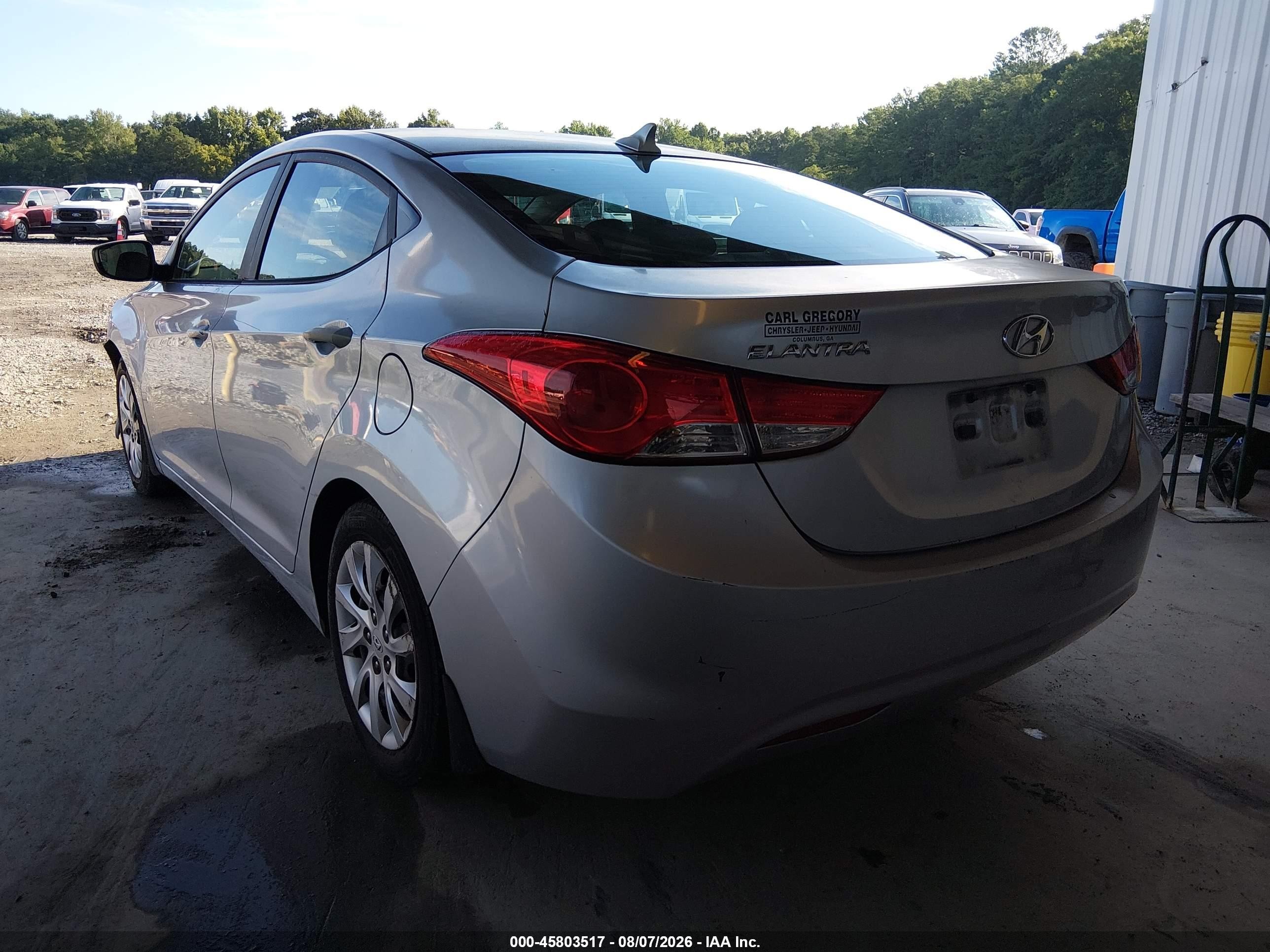 2013 Hyundai Elantra Gls Серебряный vin: 5NPDH4AE1DH157864