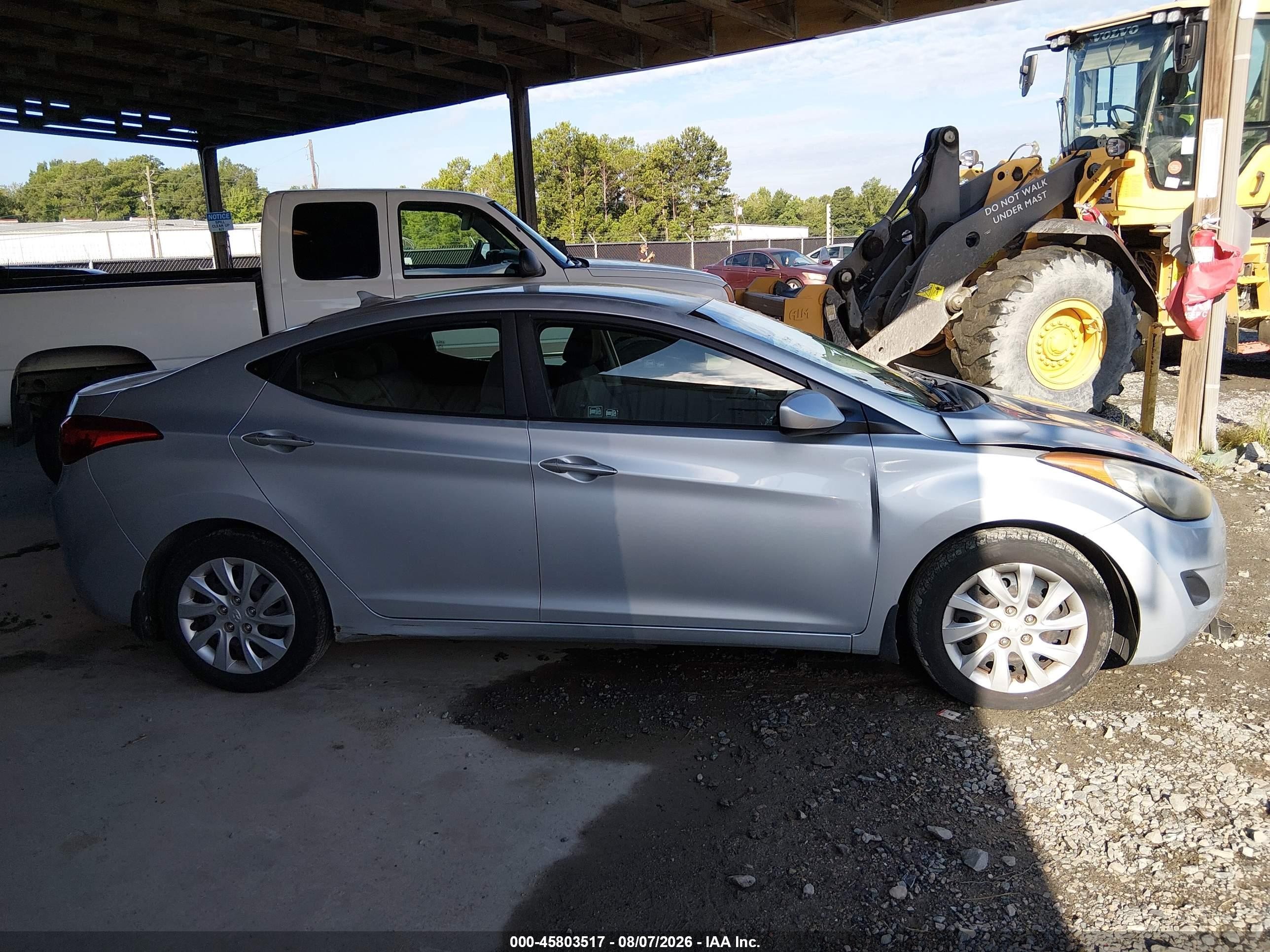 2013 Hyundai Elantra Gls Серебряный vin: 5NPDH4AE1DH157864