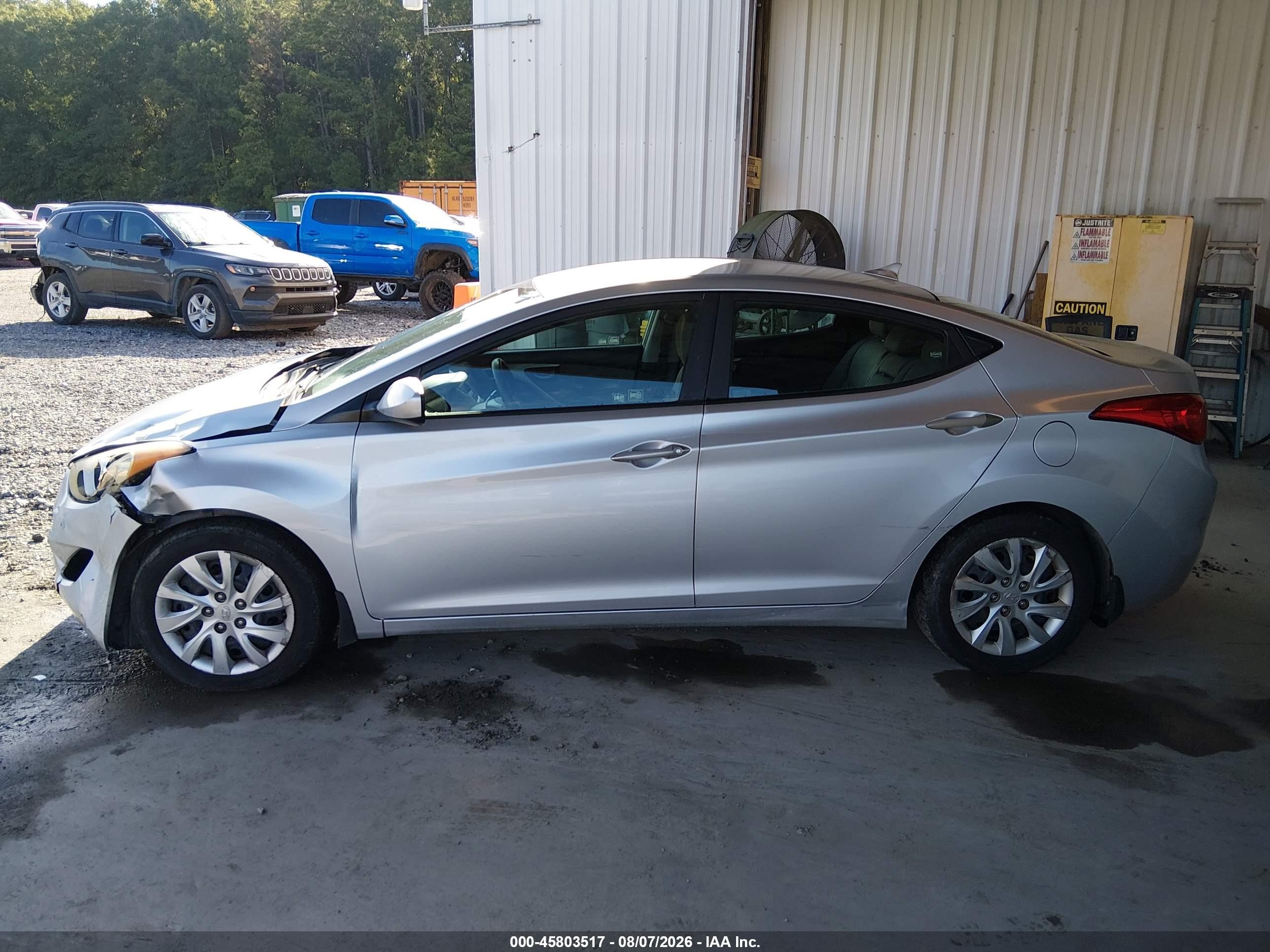 2013 Hyundai Elantra Gls Серебряный vin: 5NPDH4AE1DH157864