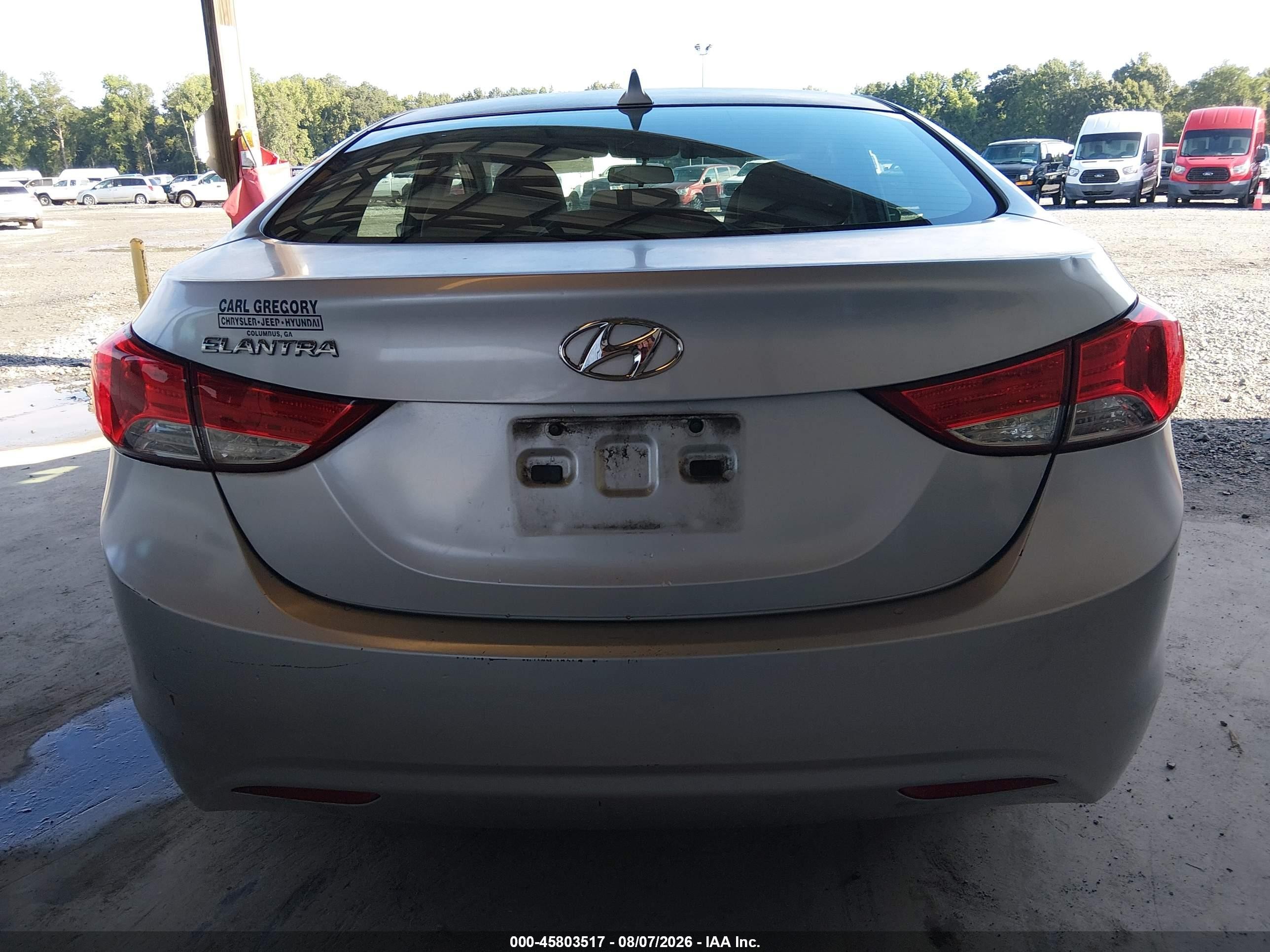 2013 Hyundai Elantra Gls Серебряный vin: 5NPDH4AE1DH157864