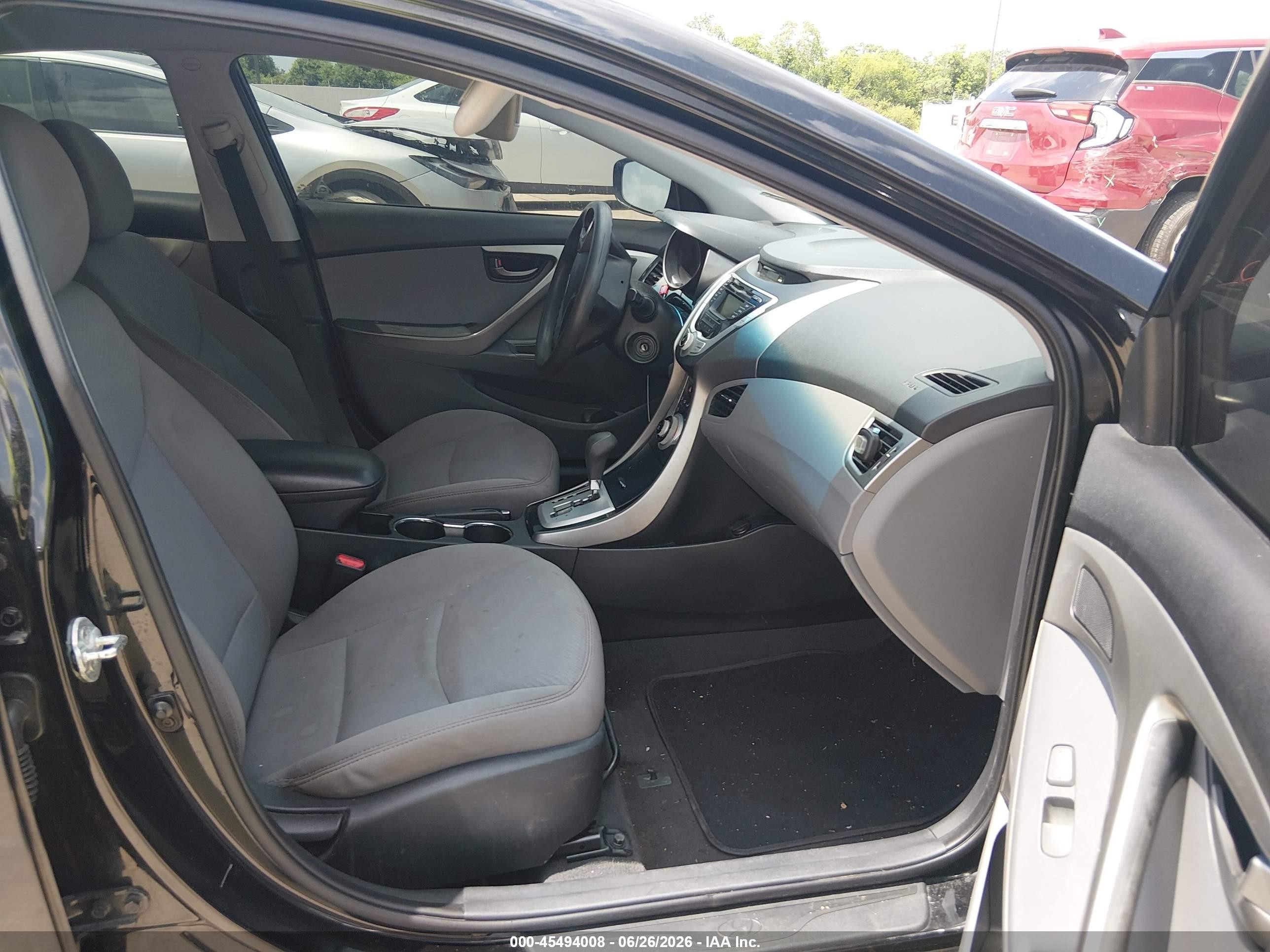 2013 Hyundai Elantra Gls Черный vin: 5NPDH4AE1DH160375