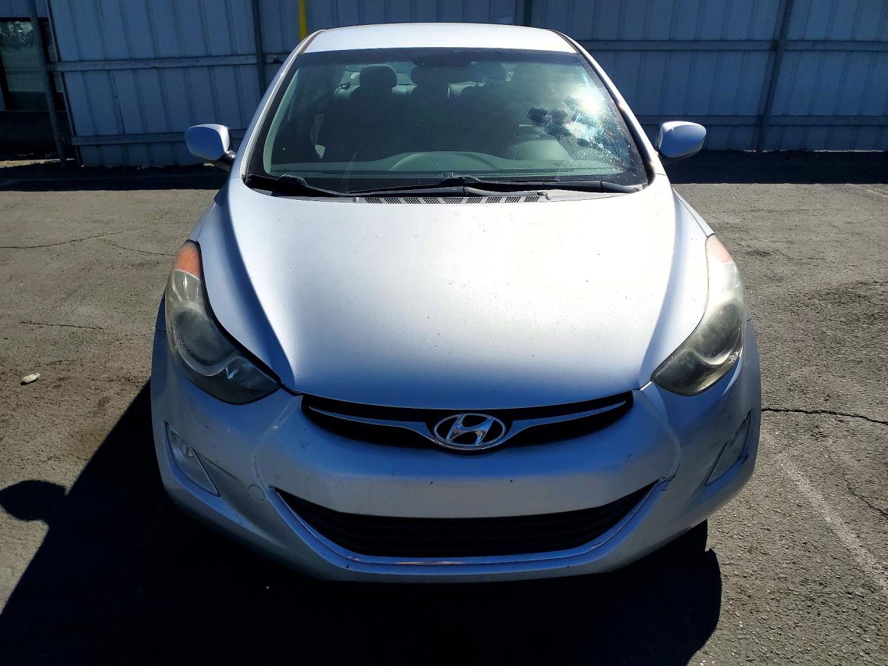 2013 Hyundai Elantra Gls Silver vin: 5NPDH4AE1DH163468