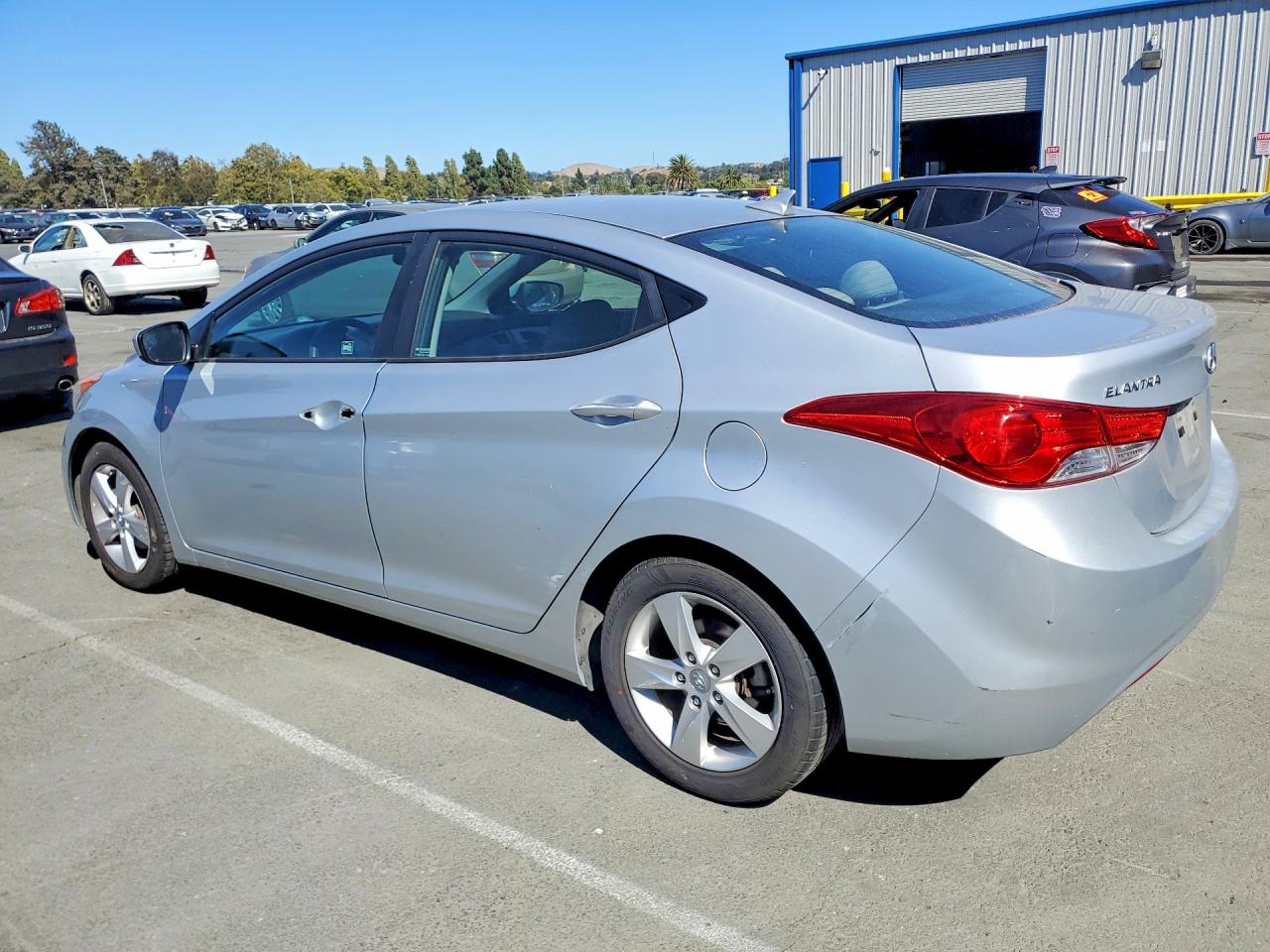 2013 Hyundai Elantra Gls Silver vin: 5NPDH4AE1DH163468