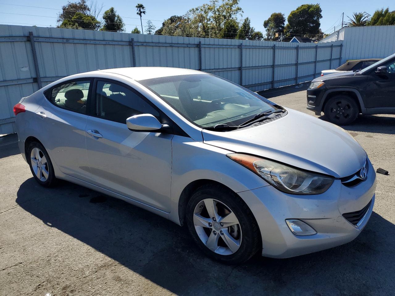 2013 Hyundai Elantra Gls Silver vin: 5NPDH4AE1DH163468