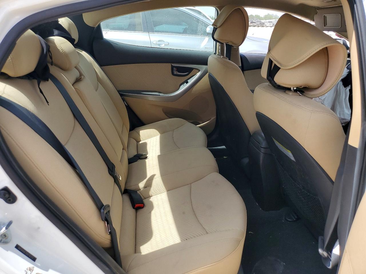 2013 Hyundai Elantra Gls White vin: 5NPDH4AE1DH176723