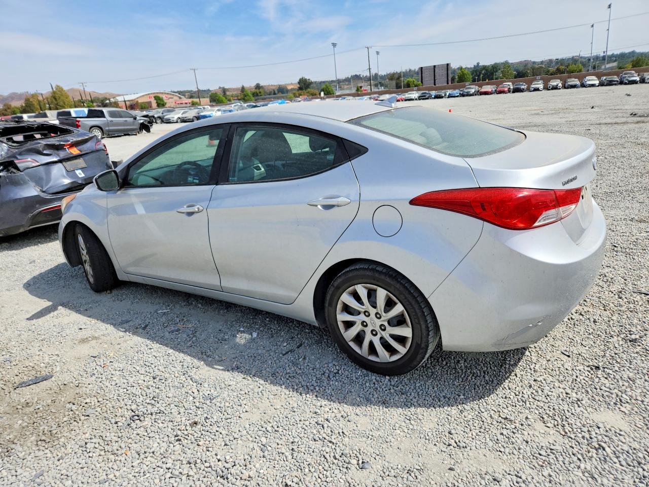 2013 Hyundai Elantra Gls Silver vin: 5NPDH4AE1DH180593