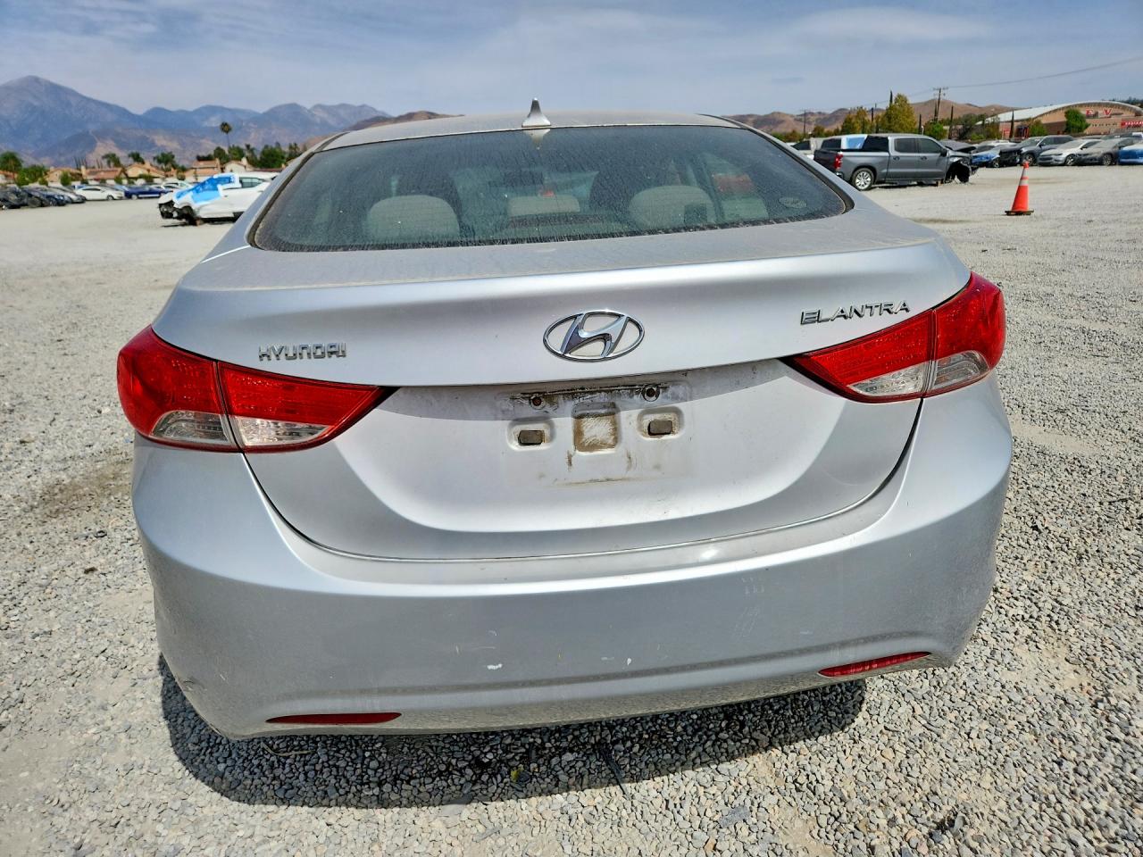 2013 Hyundai Elantra Gls Silver vin: 5NPDH4AE1DH180593