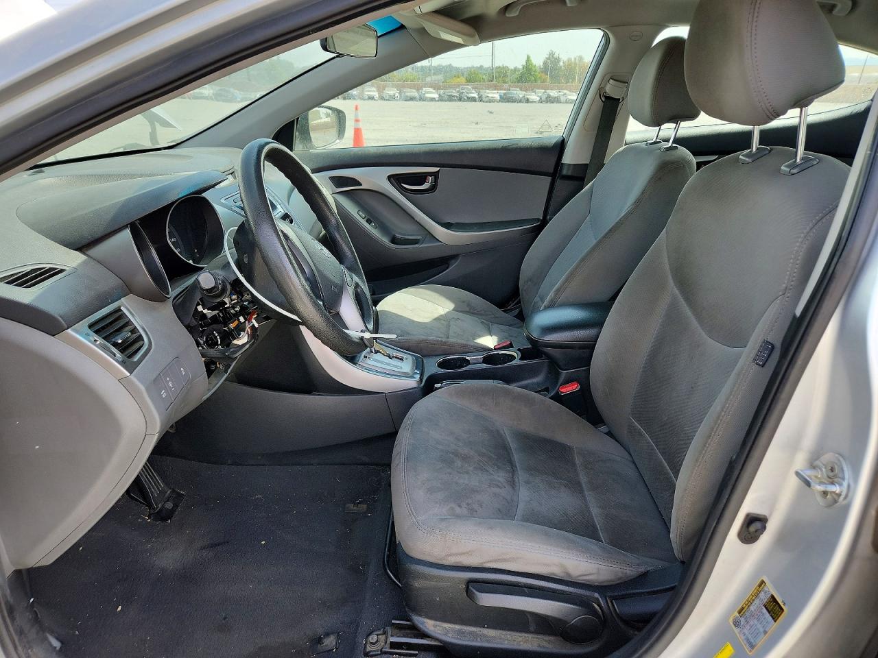 2013 Hyundai Elantra Gls Silver vin: 5NPDH4AE1DH180593