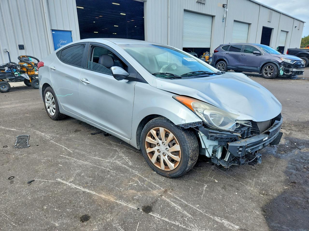 2013 Hyundai Elantra Gls Silver vin: 5NPDH4AE1DH184000
