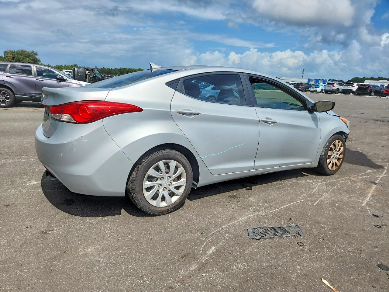 2013 Hyundai Elantra Gls Silver vin: 5NPDH4AE1DH184000