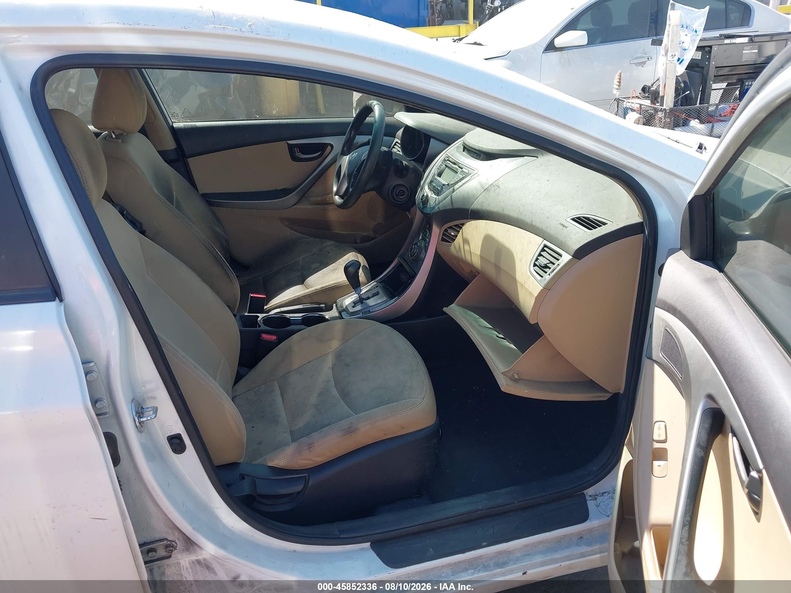 2013 Hyundai Elantra Gls Белый vin: 5NPDH4AE1DH187141