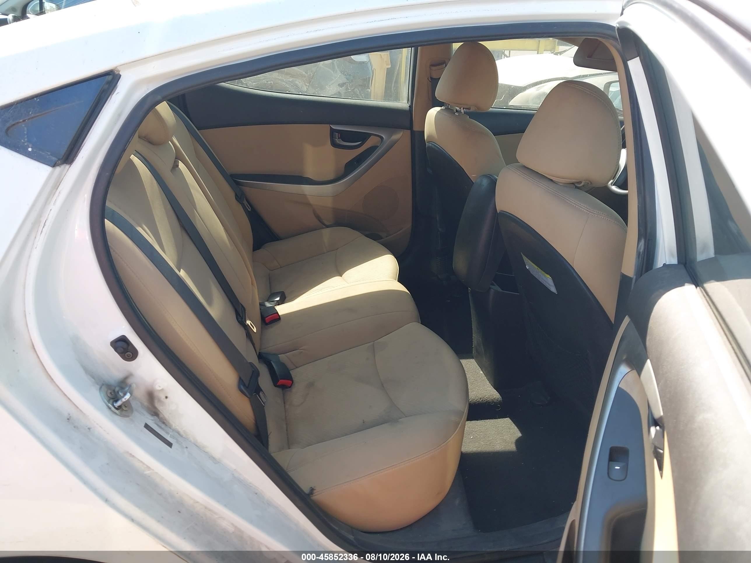 2013 Hyundai Elantra Gls Белый vin: 5NPDH4AE1DH187141