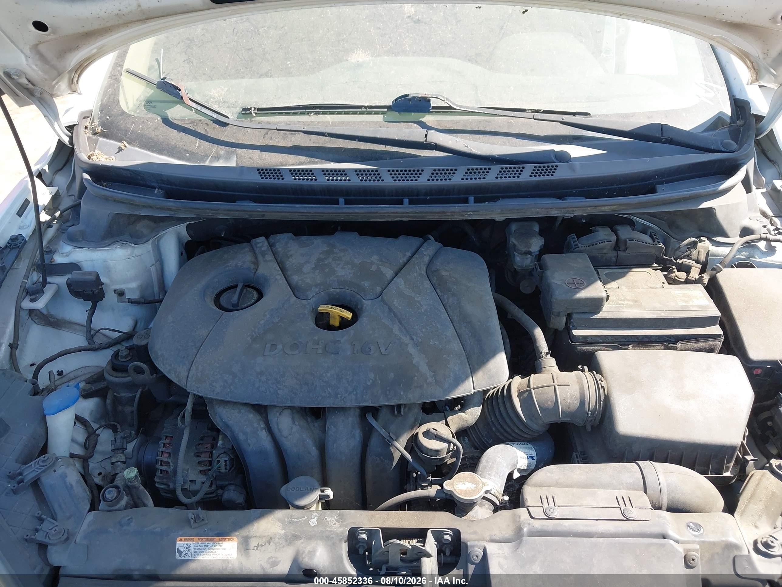 2013 Hyundai Elantra Gls Белый vin: 5NPDH4AE1DH187141
