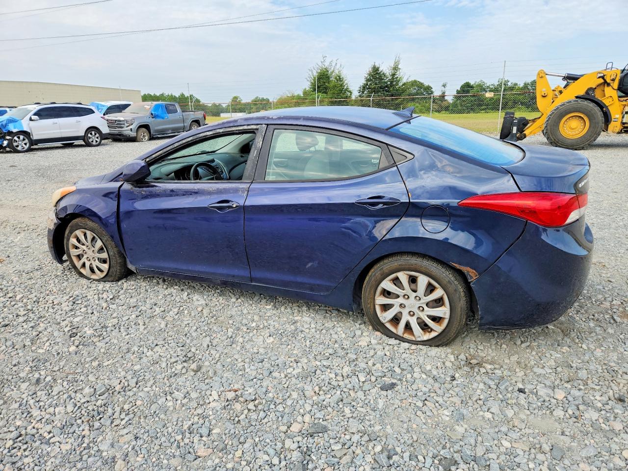 2013 Hyundai Elantra Gls Blue vin: 5NPDH4AE1DH192033