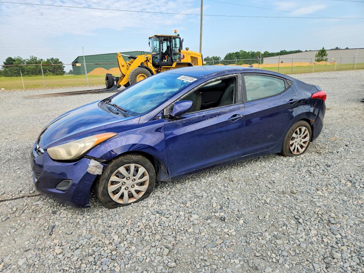 2013 Hyundai Elantra Gls Blue vin: 5NPDH4AE1DH192033