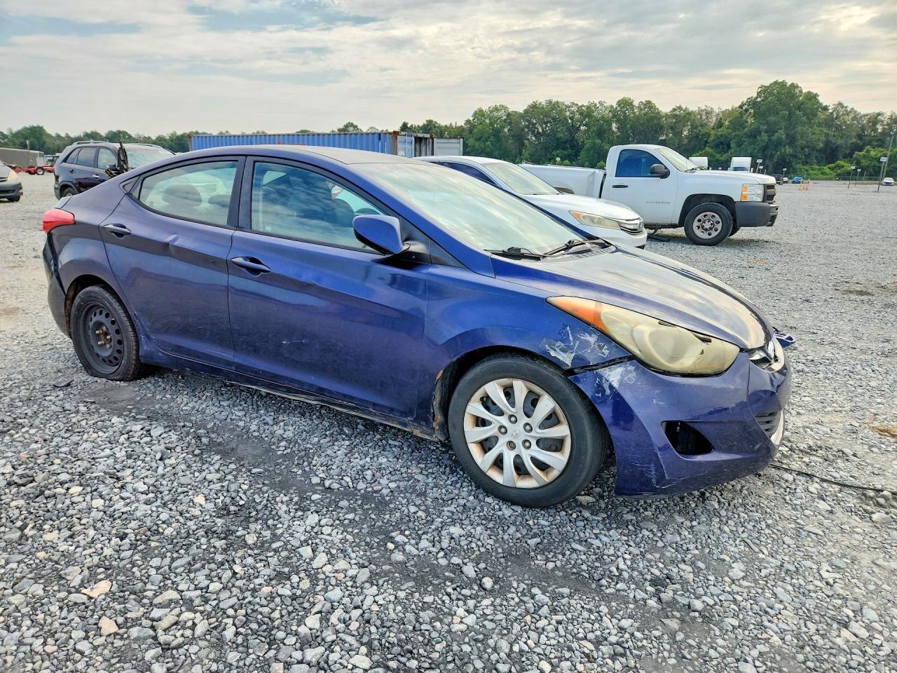 2013 Hyundai Elantra Gls Blue vin: 5NPDH4AE1DH192033