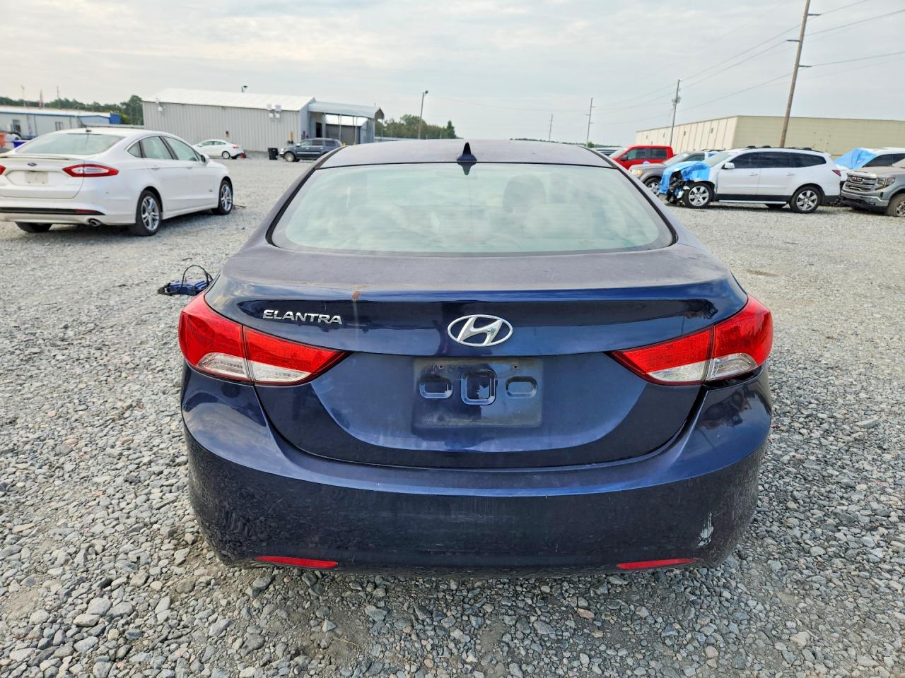 2013 Hyundai Elantra Gls Blue vin: 5NPDH4AE1DH192033