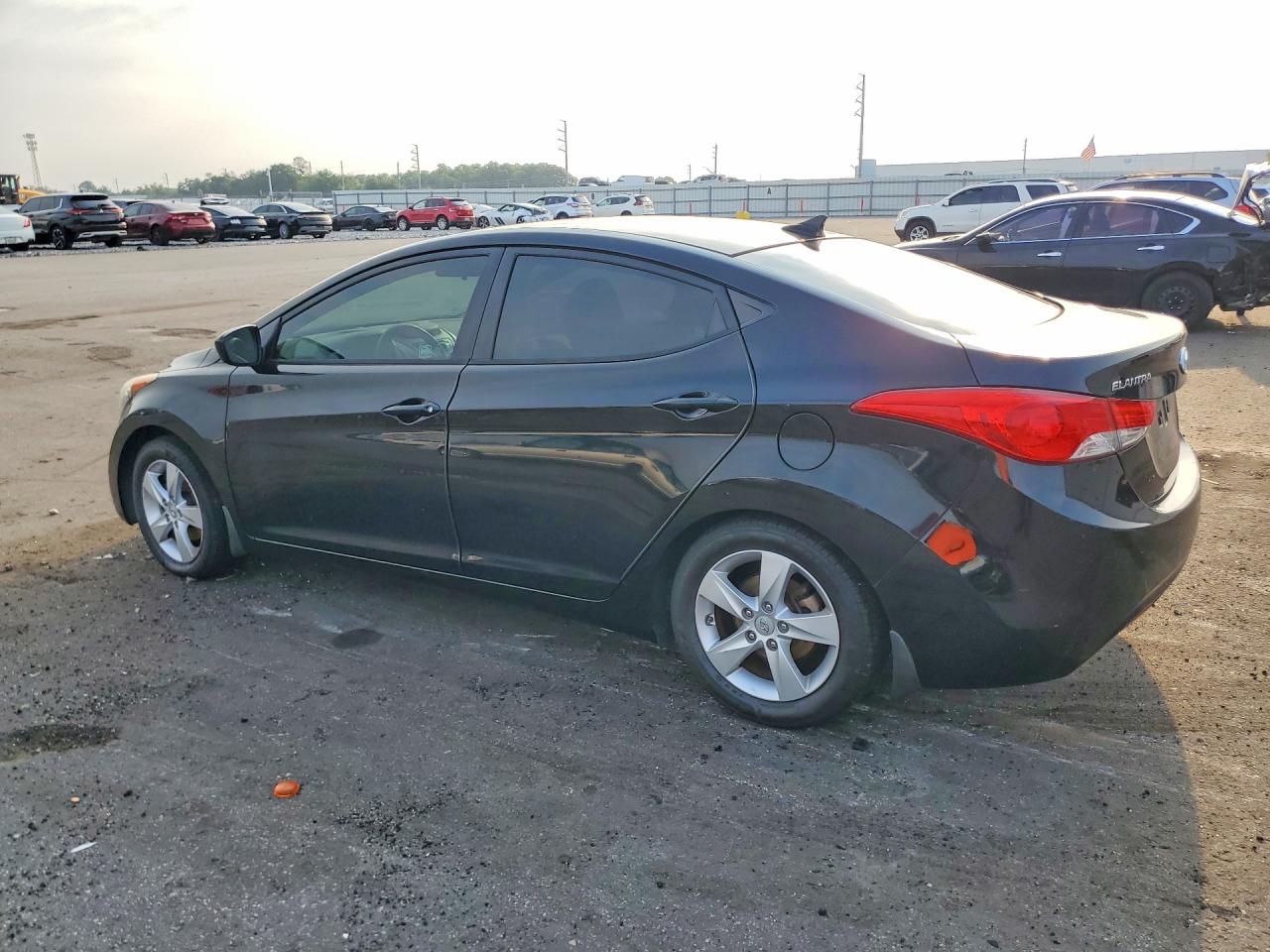 2013 Hyundai Elantra Gls Black vin: 5NPDH4AE1DH193036