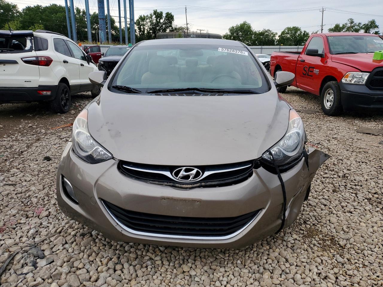 2013 Hyundai Elantra Gls Tan vin: 5NPDH4AE1DH194249