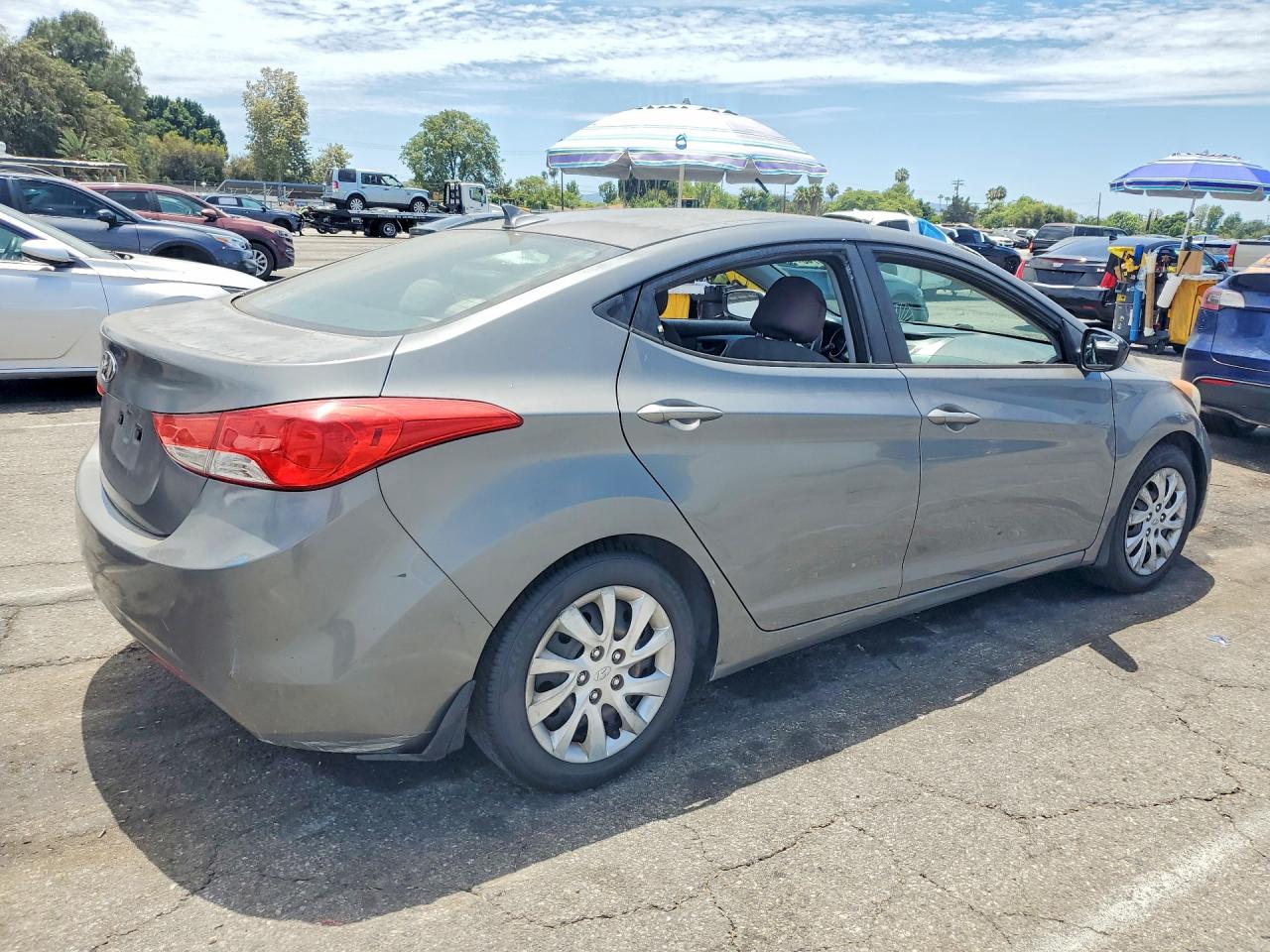 2013 Hyundai Elantra Gls Серый vin: 5NPDH4AE1DH194980