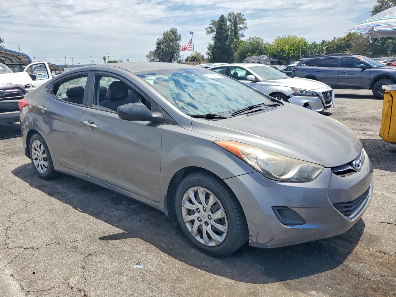 2013 Hyundai Elantra Gls Серый vin: 5NPDH4AE1DH194980