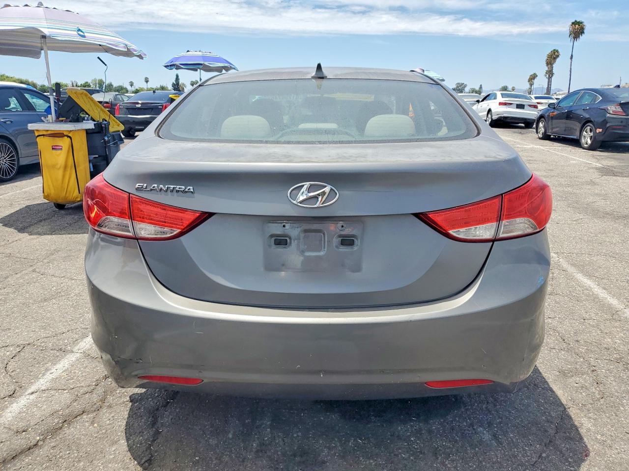 2013 Hyundai Elantra Gls Серый vin: 5NPDH4AE1DH194980