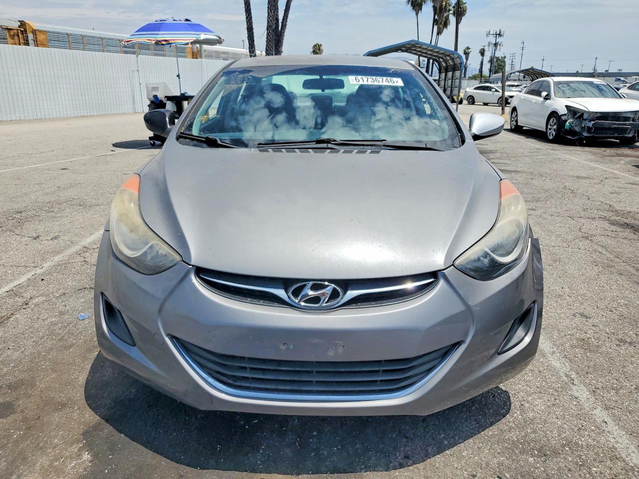 2013 Hyundai Elantra Gls Серый vin: 5NPDH4AE1DH194980