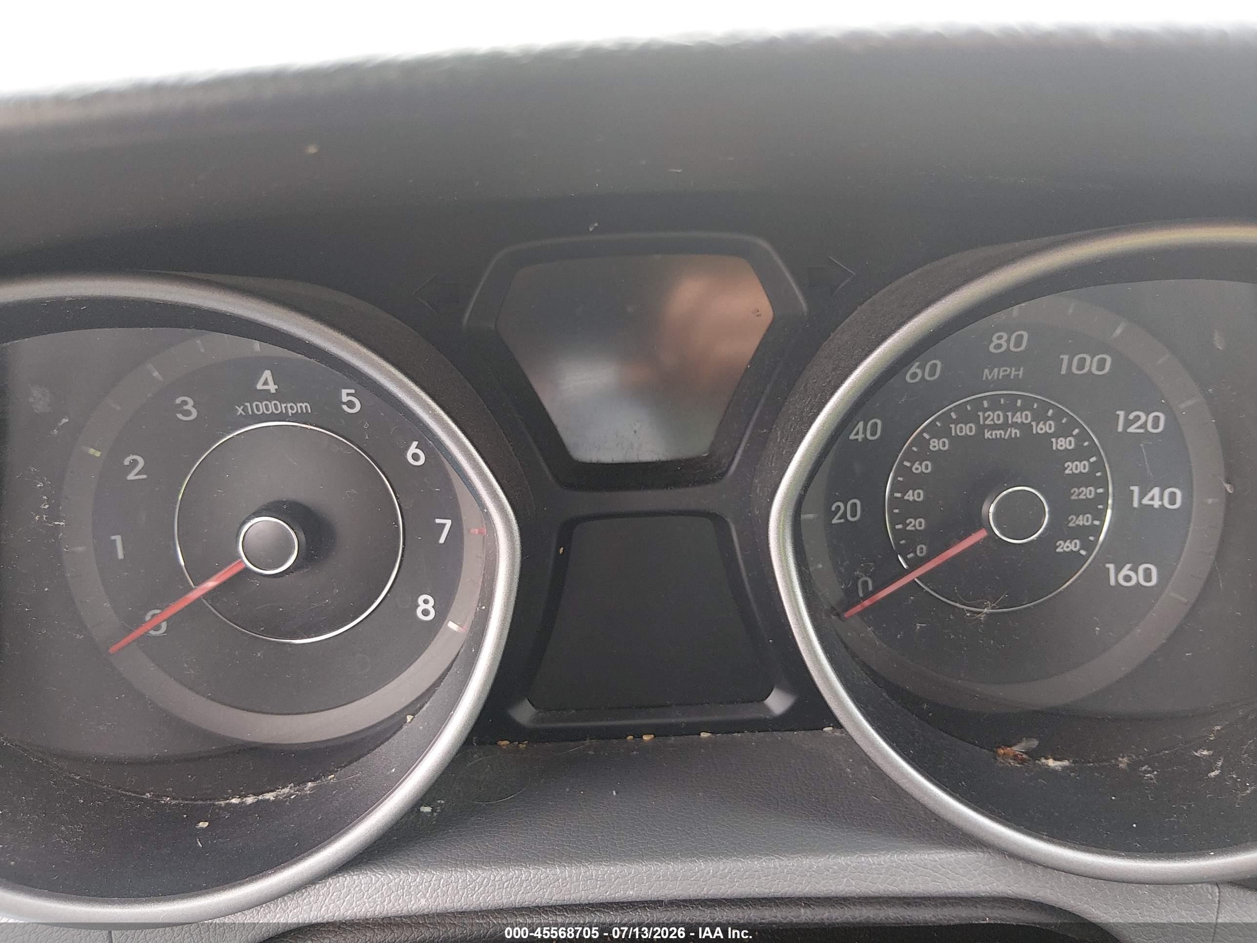 2013 Hyundai Elantra Gls Gray vin: 5NPDH4AE1DH195496