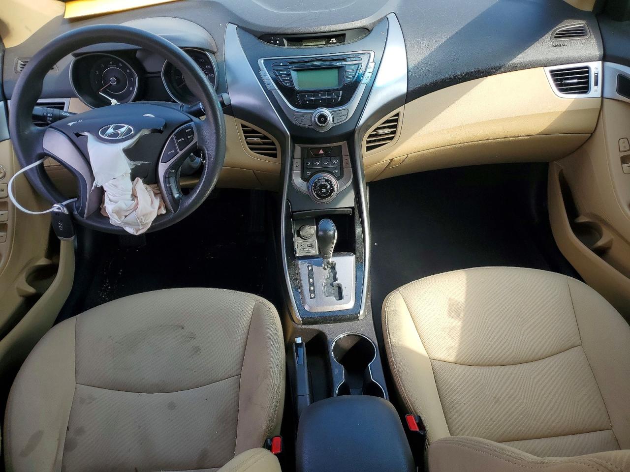 2013 Hyundai Elantra Gls Gray vin: 5NPDH4AE1DH208800