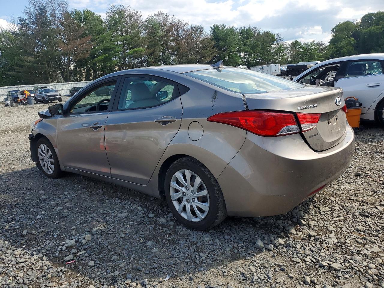 2013 Hyundai Elantra Gls Gray vin: 5NPDH4AE1DH208800