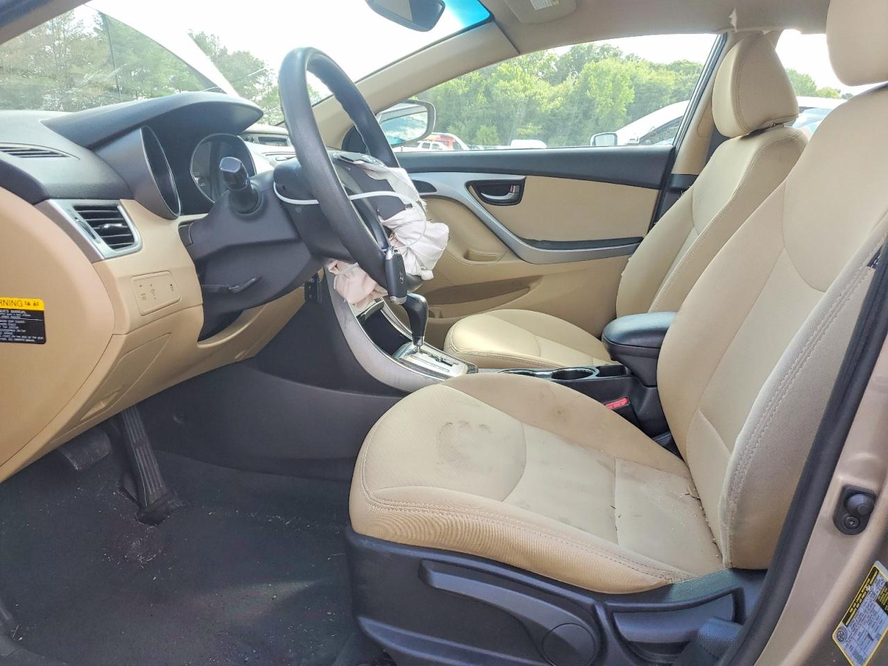 2013 Hyundai Elantra Gls Gray vin: 5NPDH4AE1DH208800