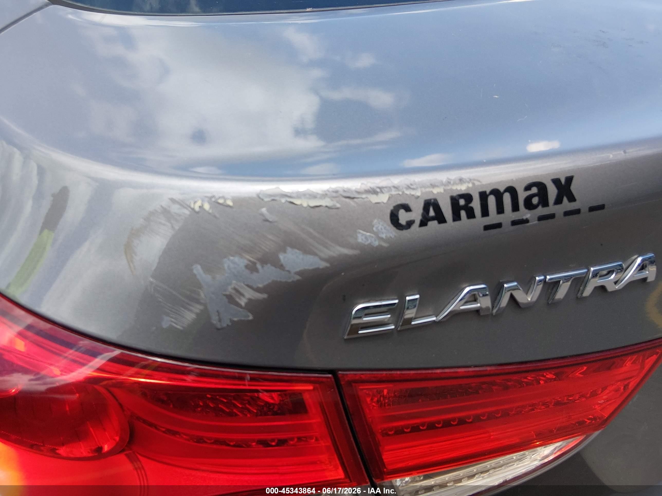 2013 Hyundai Elantra Limited Gray vin: 5NPDH4AE1DH209333