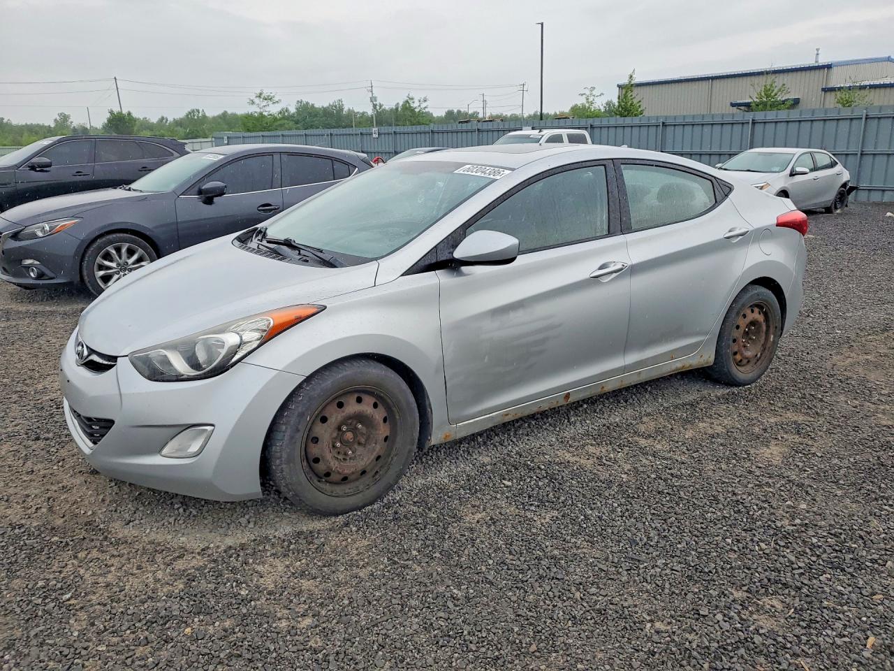 2013 Hyundai Elantra Gls Silver vin: 5NPDH4AE1DH211471