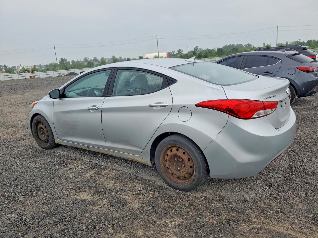 2013 Hyundai Elantra Gls Silver vin: 5NPDH4AE1DH211471