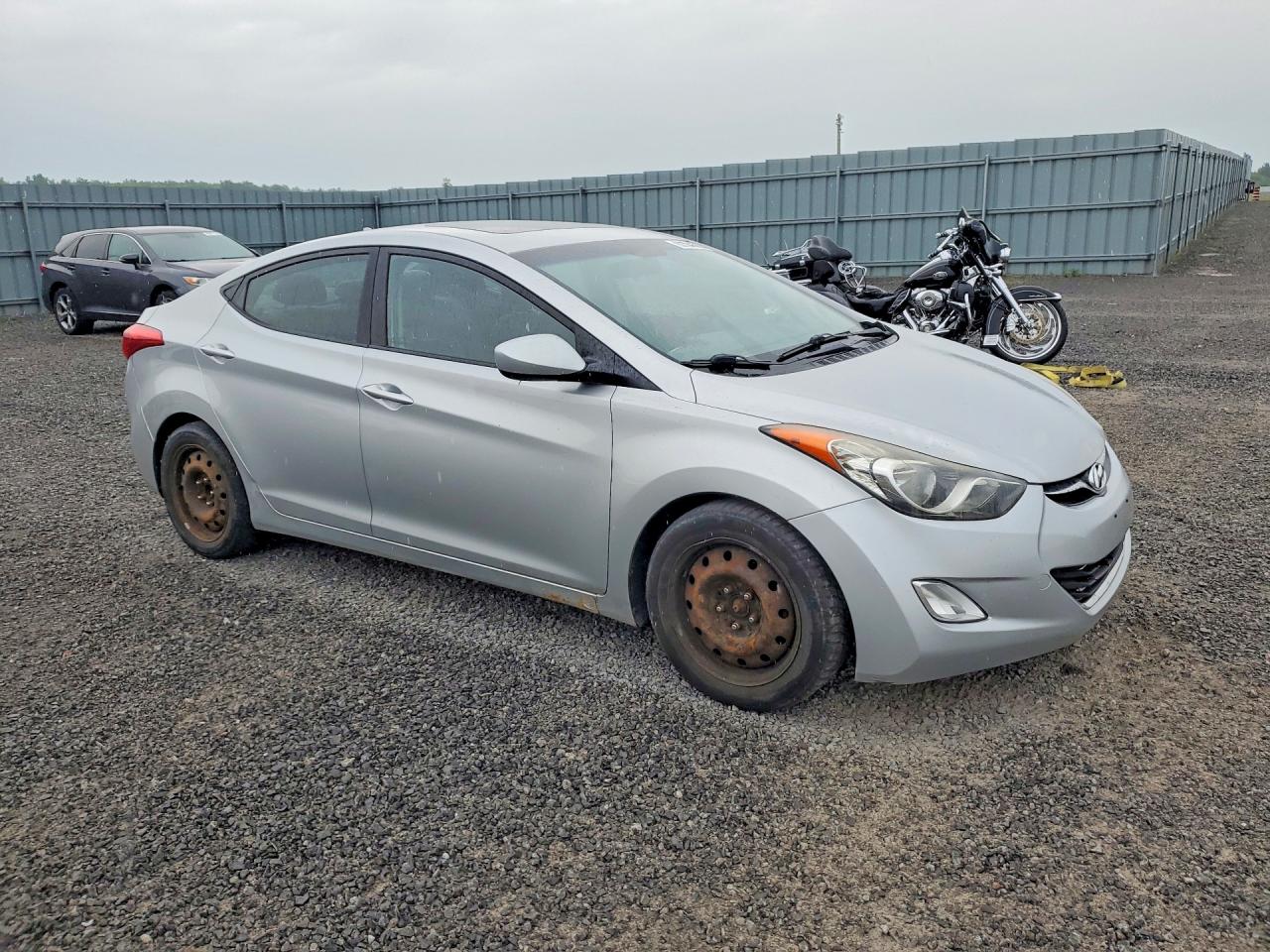 2013 Hyundai Elantra Gls Silver vin: 5NPDH4AE1DH211471