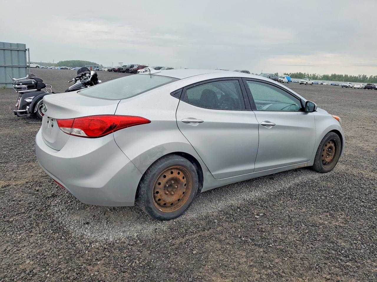 2013 Hyundai Elantra Gls Silver vin: 5NPDH4AE1DH211471